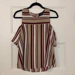 Sweet Wanderer Cold Shoulder Blouse